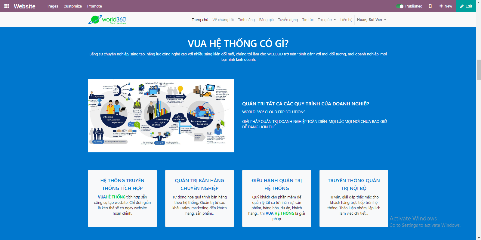 Odoo • Text and Image