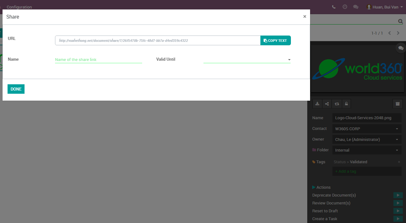 Odoo • Text and Image